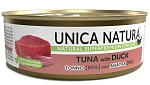 Unica Natura Консерва для кошек (Тунец, утка)